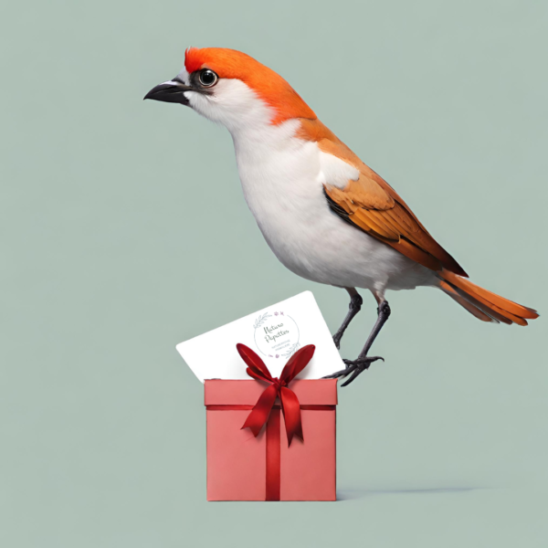 Carte cadeau oiseau